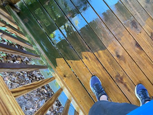 Deck washing